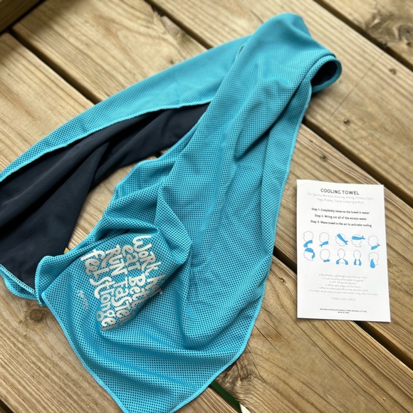 Ms to Mrs work out items - sweat towel, head band, arm band - Picture 3 of 6